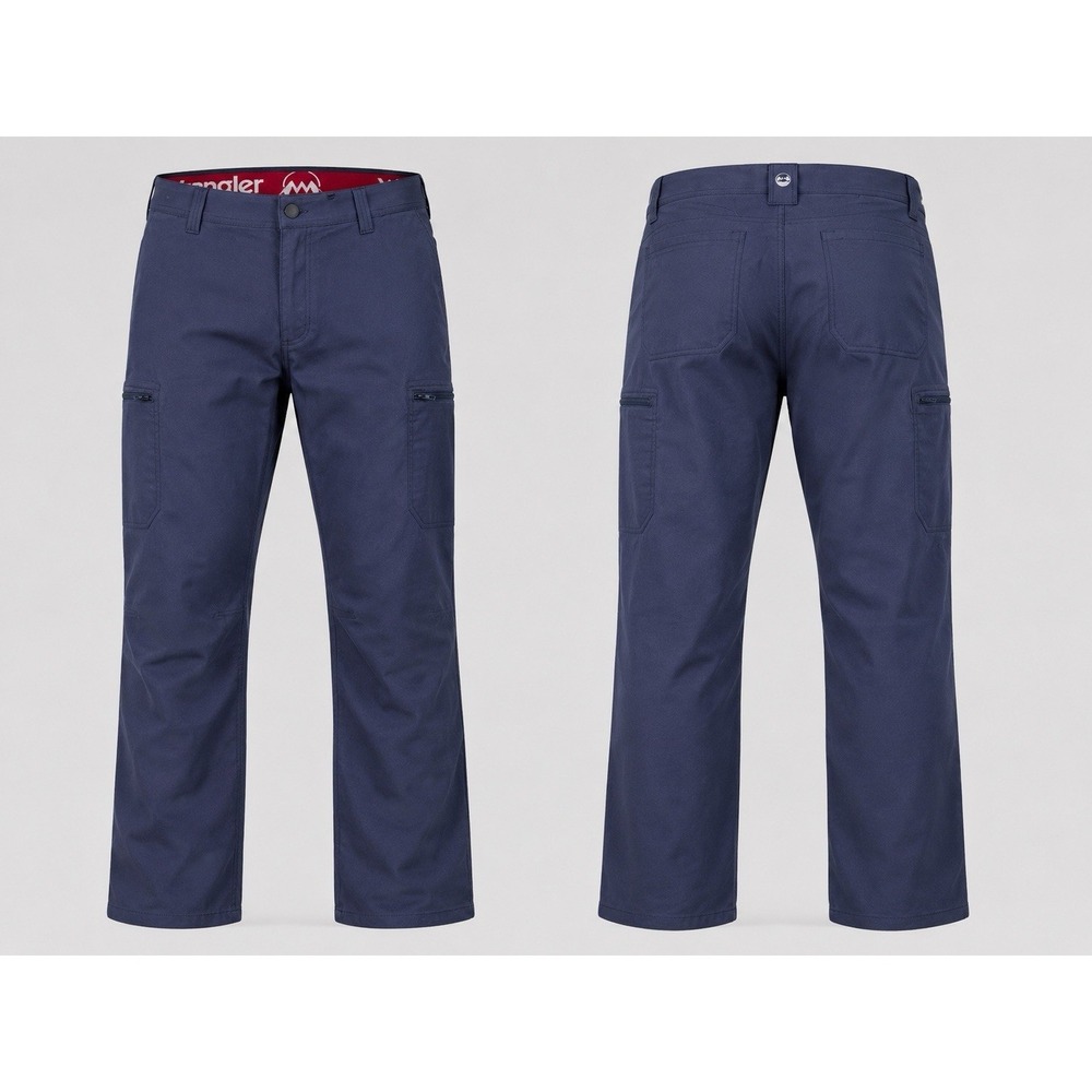 Wrangler ATG All Terrain Gear Mens Straight Fit Pants Gray 38/30